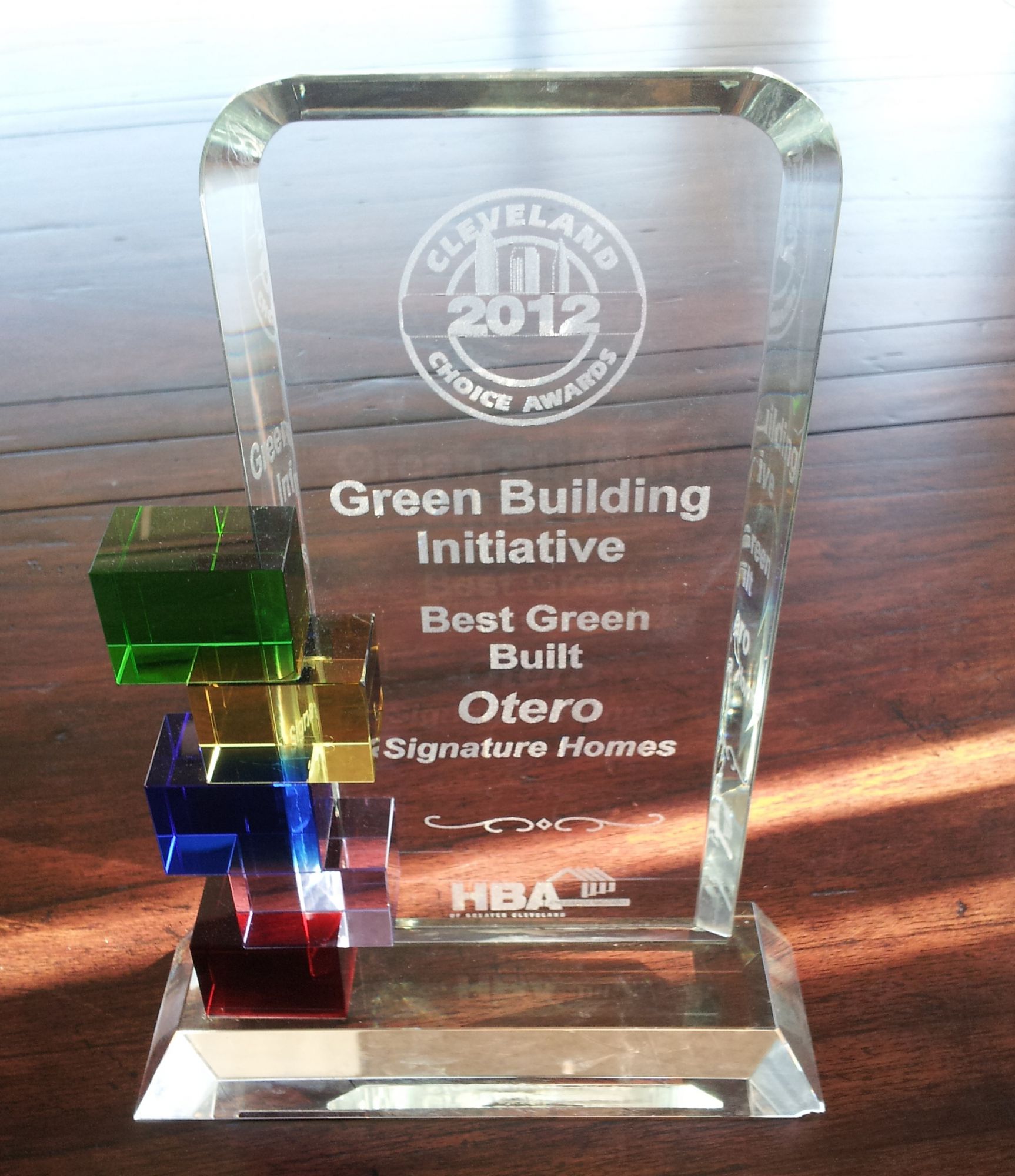 First Place: Best Green Built Home of 2012 