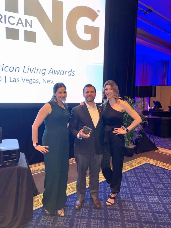 Otero Signature Homes Team at Best of American Living Awards