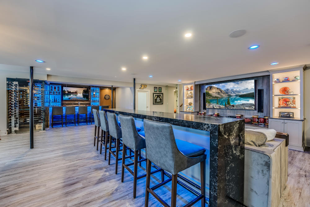 Otero Signature Homes won the award for the Best Basement Renovation Over $50k for one of their basement luxury home remodeling projects.