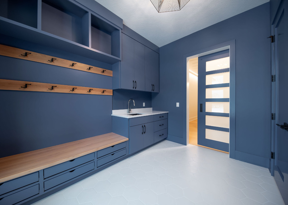 Full service mudroom by Otero Homes