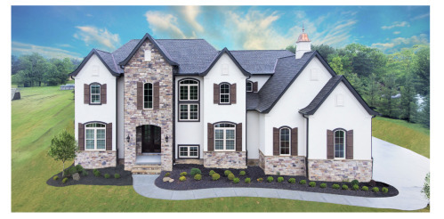 French Country style home by Otero Homes