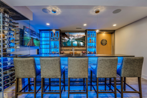 Finished Basement Remodel by Otero Signature Homes