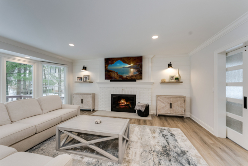 Living Room of Chagrin Falls, OH Renovation by Otero Signature Homes