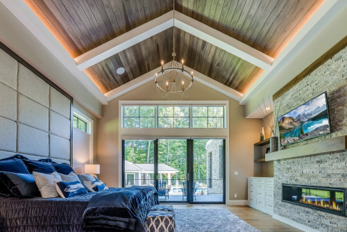 Wood Ceiling Details by Otero Signature Homes