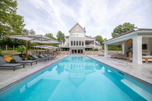 Outdoor Pool area custom remodeled by Otero Signature Homes
