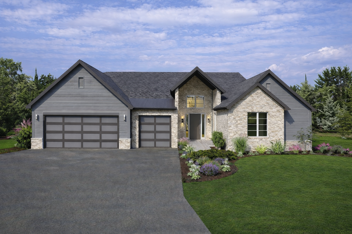 Front of the Signature Collection III Custom Home by Otero Signature Homes Front of the Signature Collection III Custom Home by Otero Signature Homes